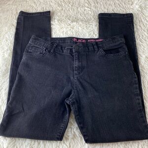 Girls Place Supper Skinny Size 16 Black Jeans